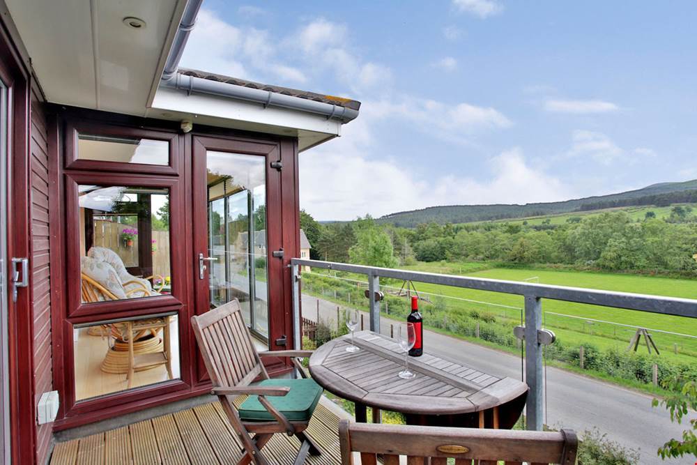 Three properties with balconies