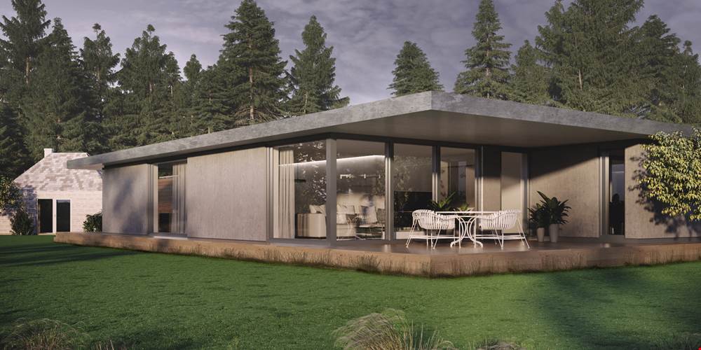 Three new build properties ready for their first owner 